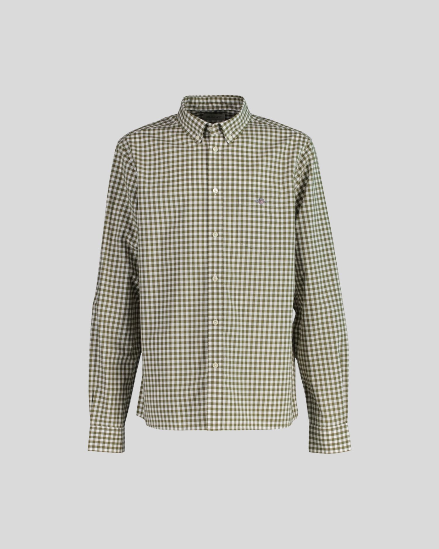 Poplin Gingham Shield Shirt