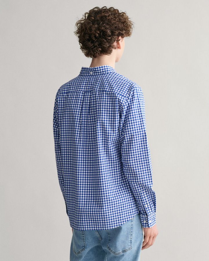 Poplin Gingham Shield Shirt
