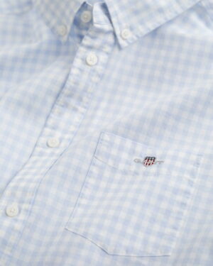 Poplin Gingham Shield Shirt