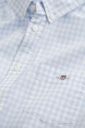 Poplin Gingham Shield Shirt