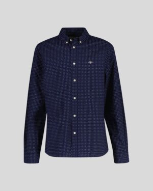 Poplin Micro Print Shirt