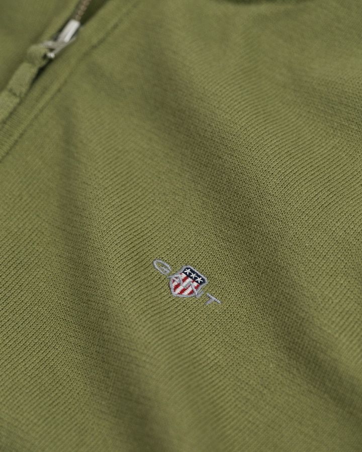 Teens Shield Cotton Half-Zip Sweater