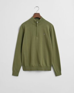 Teens Shield Cotton Half-Zip Sweater