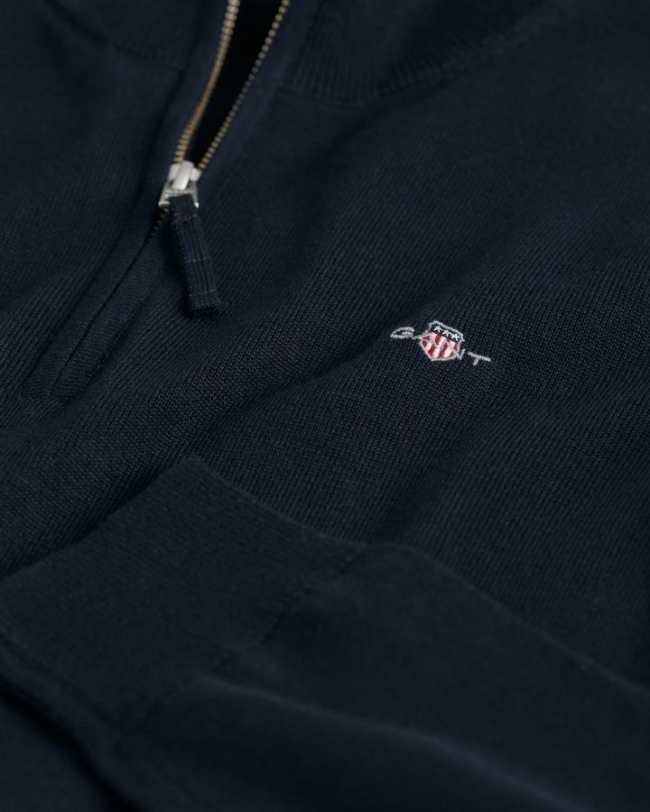 Teens Shield Cotton Half-Zip Sweater