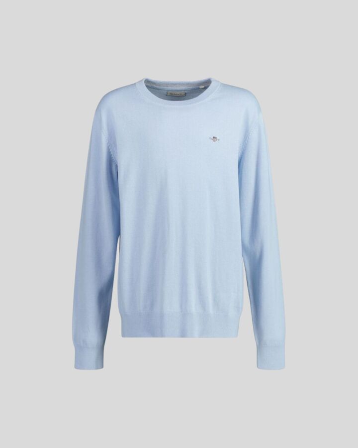 Teens Shield Classic Cotton Crew Neck Sweater