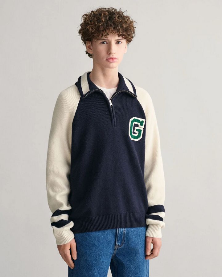 GANT VARSITY KNITTED SWEATER