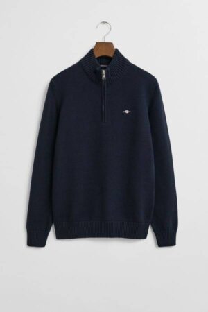 Teens Casual Cotton Half-Zip Sweater