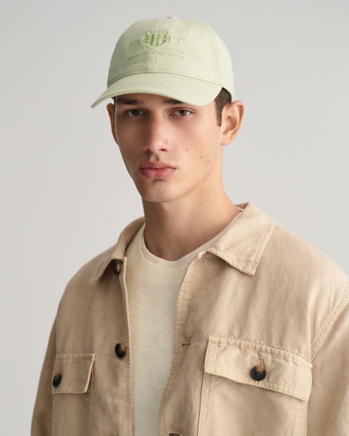 Tonal Archive Shield Linen Cap