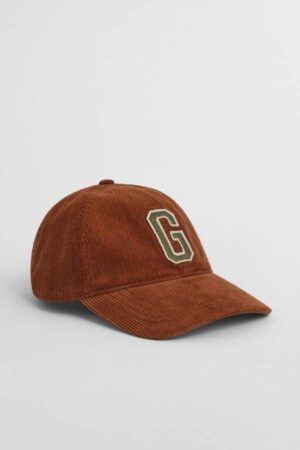 G Badge Corduroy Cap
