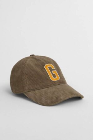 G Badge Corduroy Cap