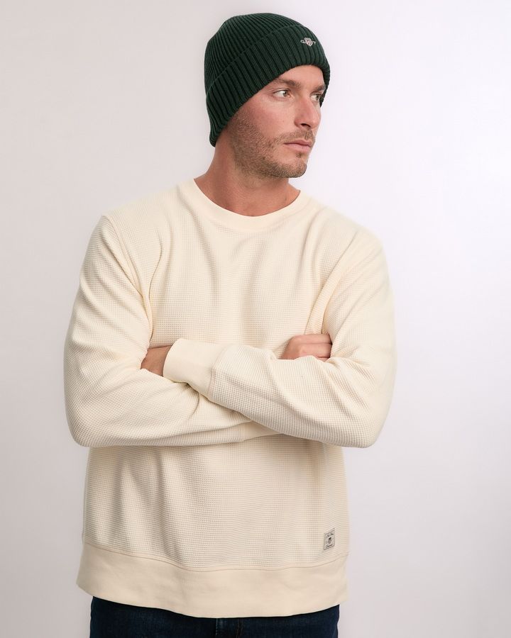 Cotton Blend Logo Beanie