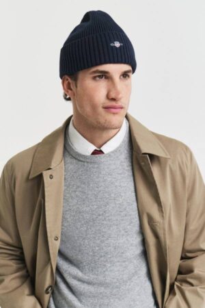 Cotton Blend Logo Beanie