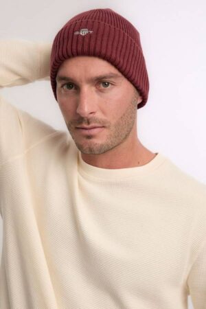 Cotton Blend Logo Beanie