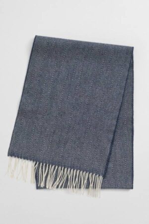 WOOL HERRINGBONE SCARF