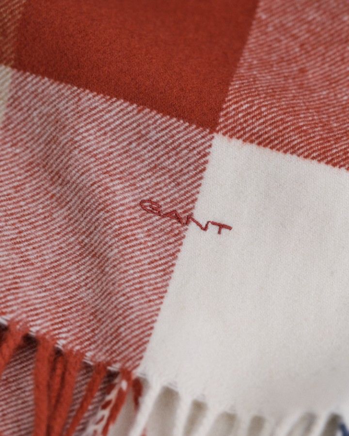 WOOL MULTI CHECKED SCARF