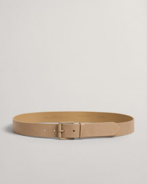 Tonal Buckle Leather Belt