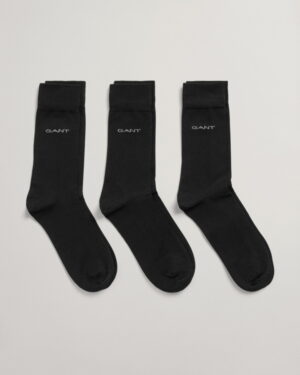 3-PACK MERCERIZED COTTON SOCKS