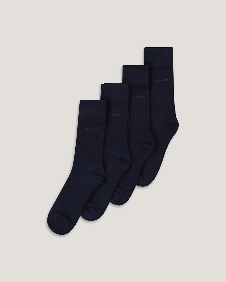4-Pack Solid Socks