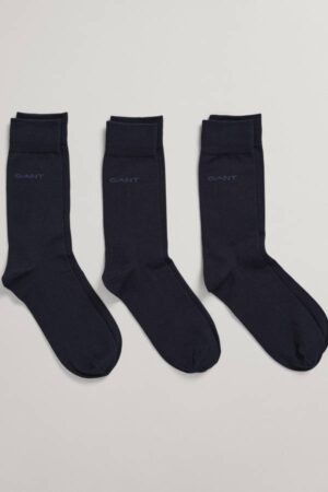3-Pack Mercerized Cotton Socks