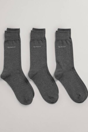 3-Pack Mercerized Cotton Socks