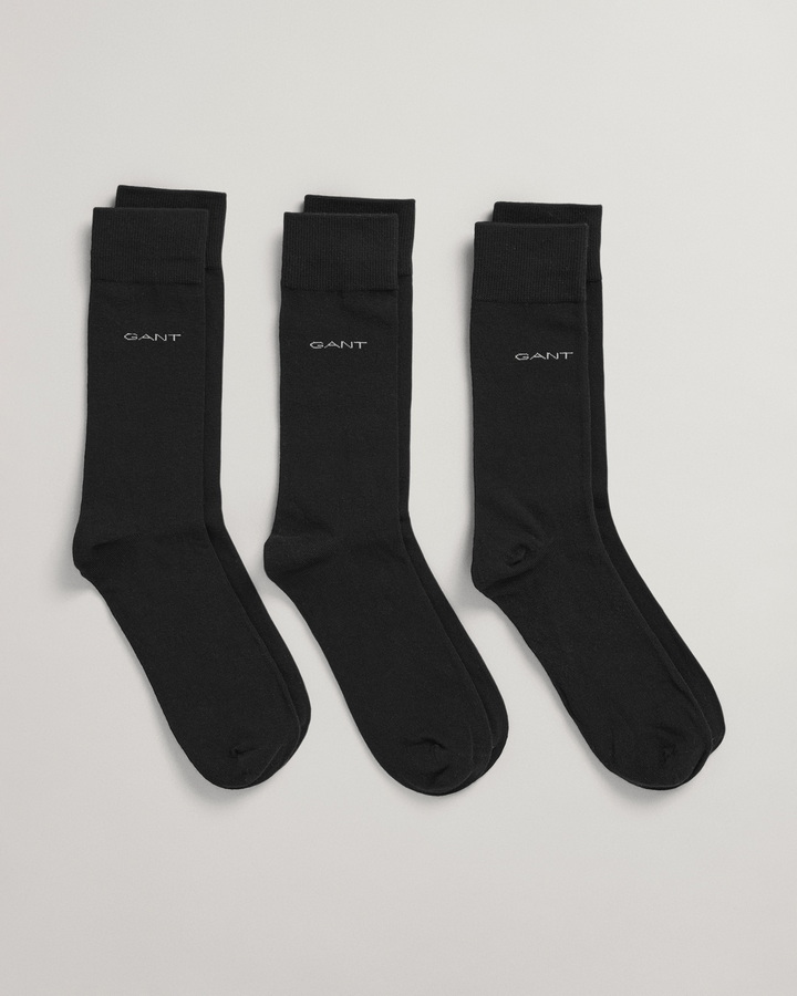 3-Pack Soft Cotton Socks
