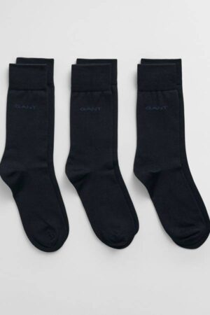 3-Pack Mercerized Cotton Socks